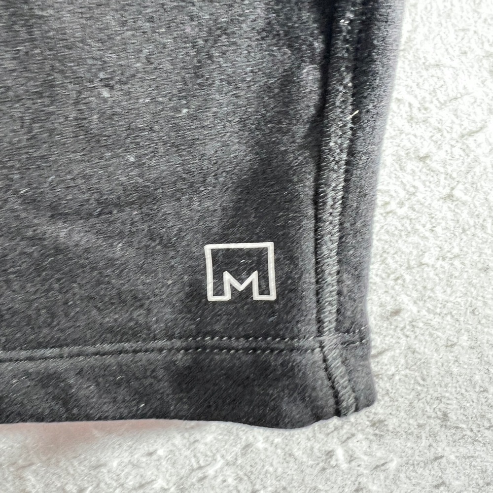 1175 | MSX Michael Strahan Fleece Athletic Lounge Gym Shorts Black Mens M - Picture 5 of 9